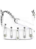 Versus Lion Pins Crossbody Bag - White