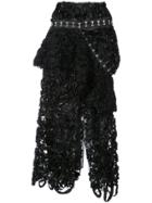 Proenza Schouler Asymmetrical Peplum Skirt - Black
