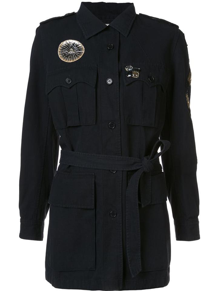 Figue Embellished Military Coat