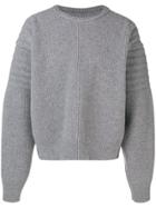 Hed Mayner Oversized Knitted Sweater - Grey