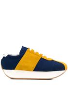 Marni Big Foot Low-top Sneakers - Blue