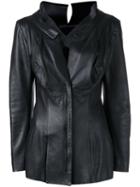 Yohji Yamamoto Vintage Fitted Long Sleeve Jacket, Women's, Size: Small, Black