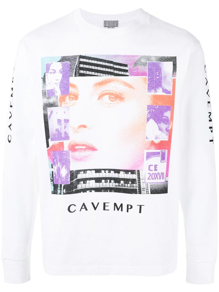 Cav Empt - Multi-print Sweatshirt - Men - Cotton - L, White, Cotton