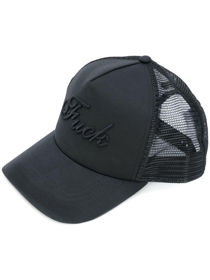 Dsquared2 - Embroidered Baseball Cap - Men - Silk/polyester/virgin Wool - One Size, Black, Silk/polyester/virgin Wool