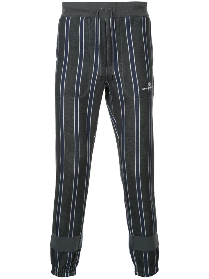 Undercover Striped Tapered Trousers - Grey