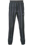 Undercover Striped Tapered Trousers - Grey