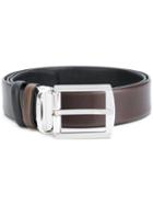 Kiton - Two-tone Belt - Men - Leather - 85, Brown, Leather
