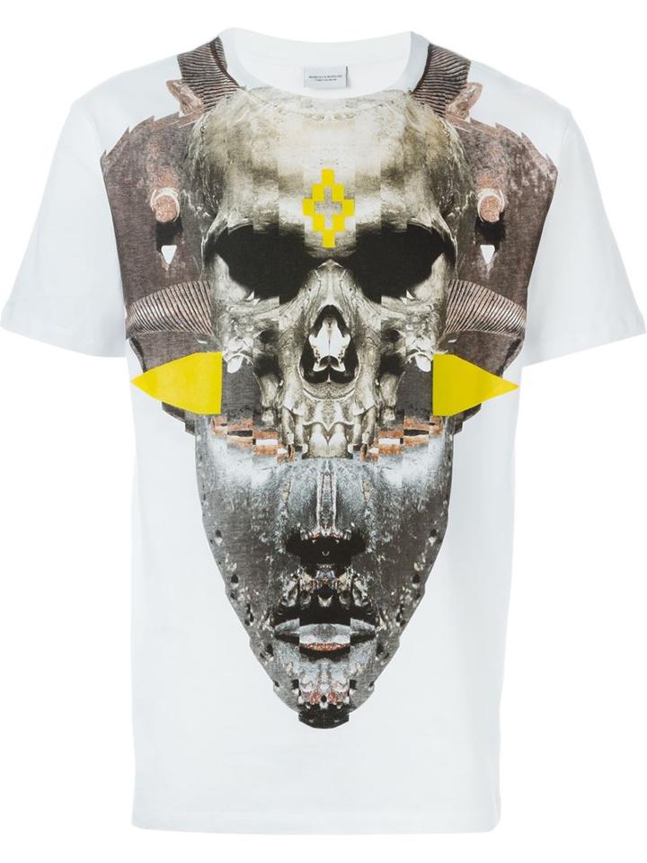 Marcelo Burlon County Of Milan Providencia T-shirt, Men's, Size: L, White, Cotton