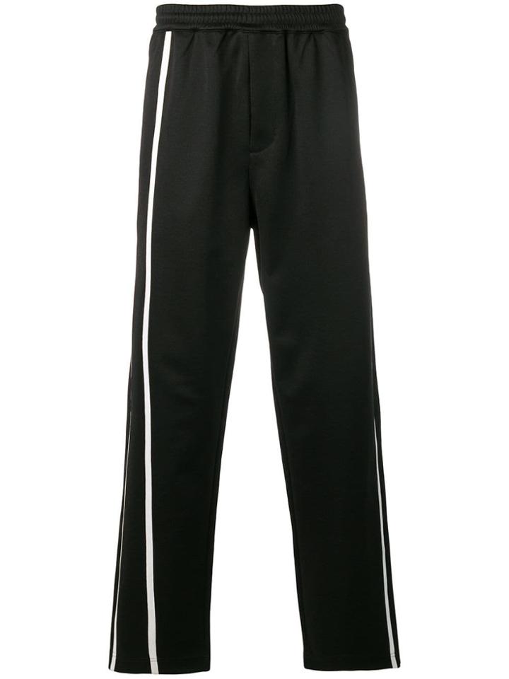 Helmut Lang Stripe Track Pants - Black