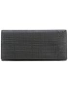 Loewe Embossed Horizontal Wallet - Black
