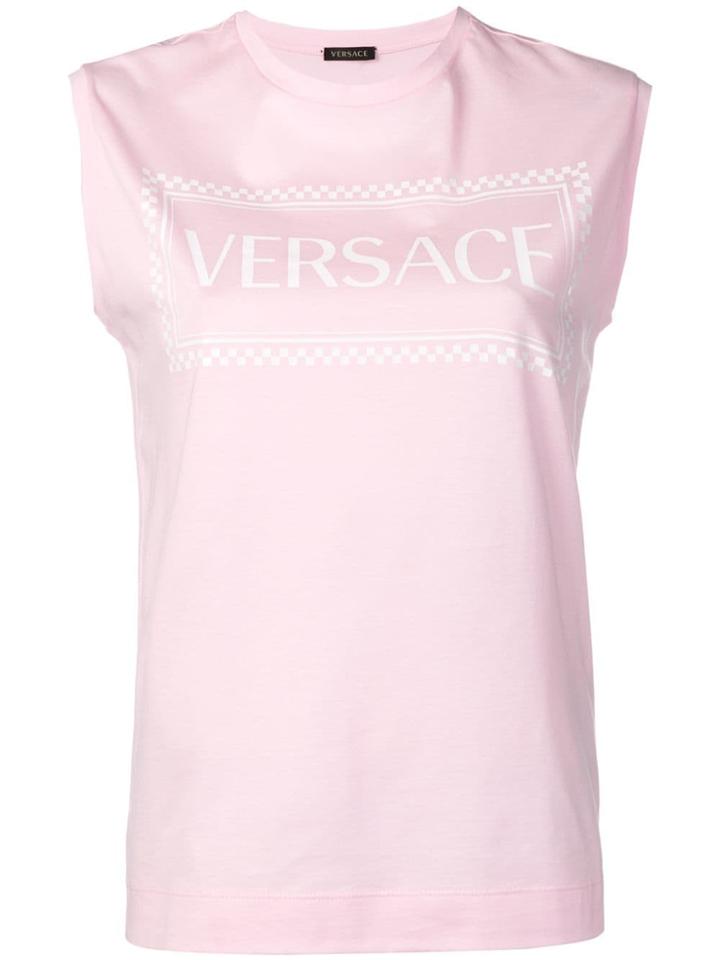Versace Classic Logo Vest-top - Black