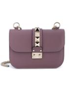 Valentino 'glam Lock' Shoulder Bag, Women's, Pink/purple