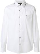 Emporio Armani Contrast Button Shirt - White