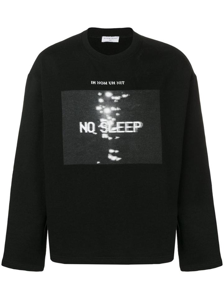Ih Nom Uh Nit No Sleep Sweatshirt - Black
