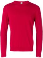 Eleventy Classic Fitted Sweater - Red