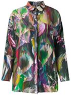 Martha Medeiros Foliage Janaina Shirt, Women's, Silk/lyocell