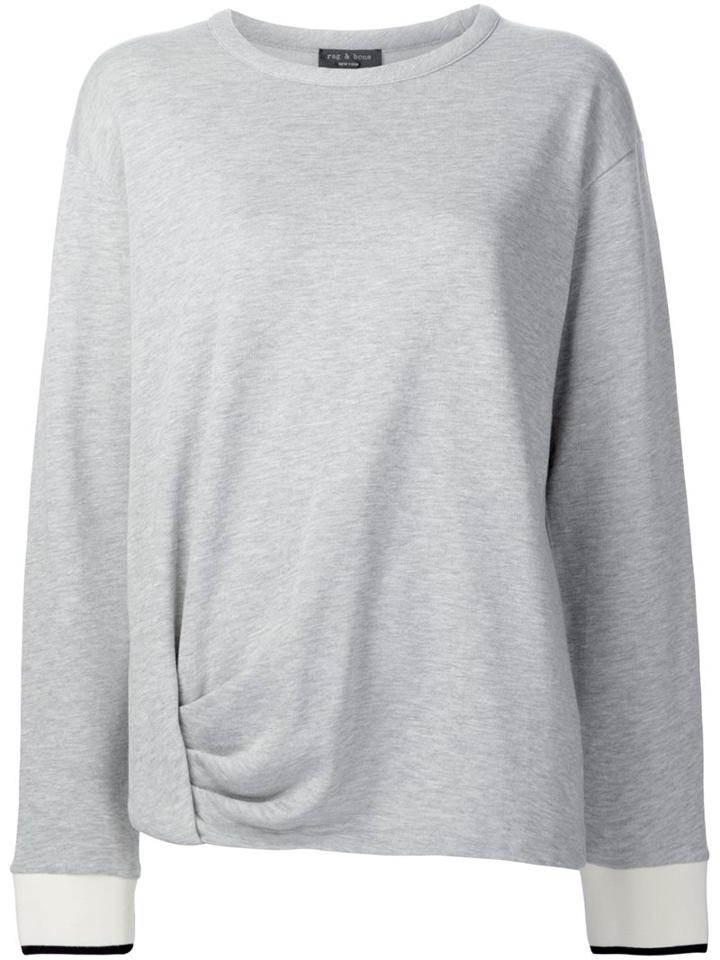 Rag & Bone Twist Detail Sweatshirt