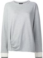 Rag & Bone Twist Detail Sweatshirt