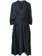 Nehera Midi Wrap Dress, Women's, Size: Medium, Black, Polyester/cupro