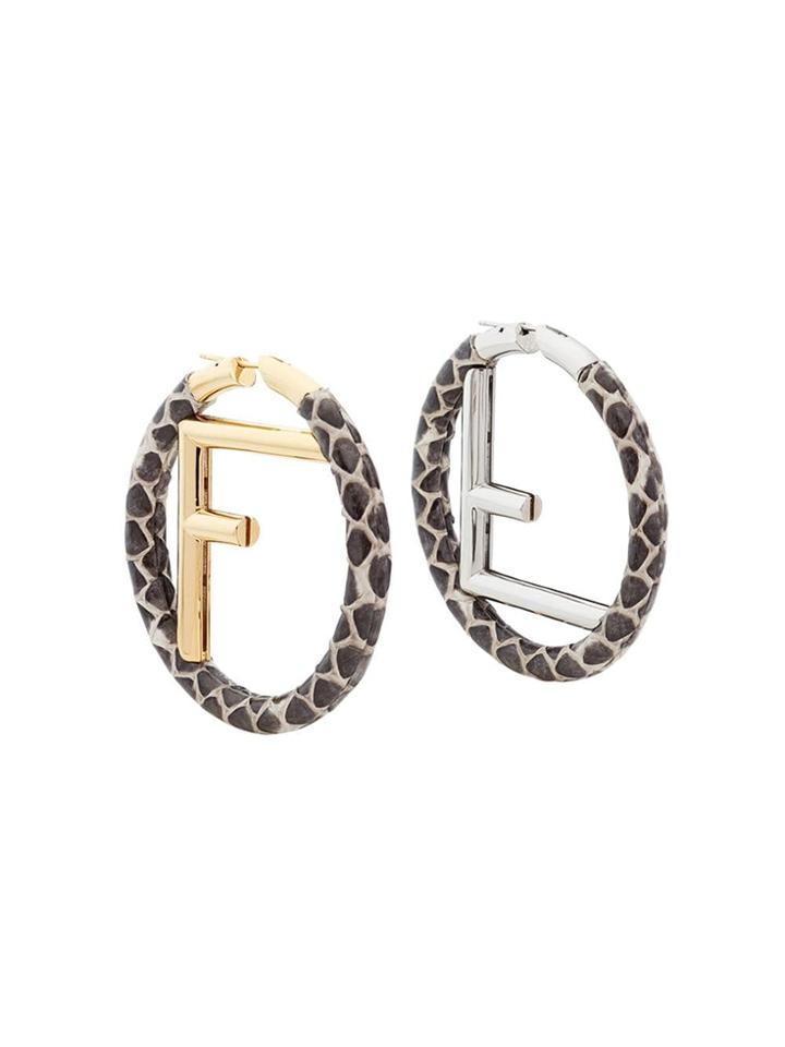 Fendi Earring - F10jq-palladium +soft Gold