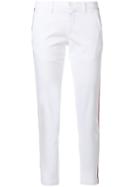 P.a.r.o.s.h. Slim-fit Stripe Trousers - White