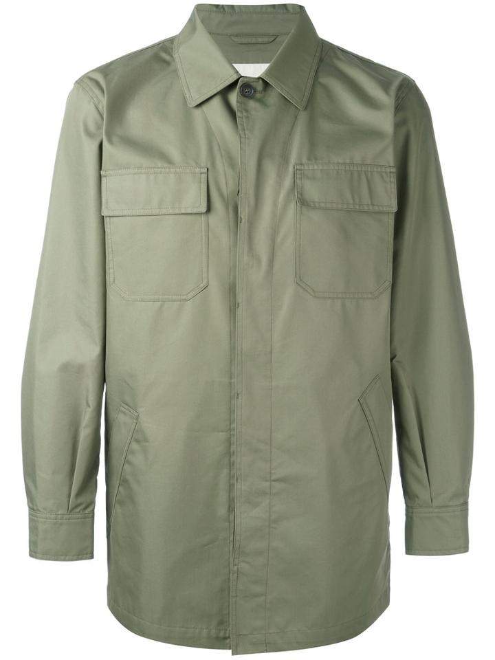 Mackintosh - Button-up Field Jacket - Men - Cotton/polyamide - 40, Green, Cotton/polyamide