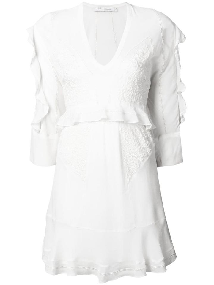 Iro Three-quarter Sleeved Dress - White