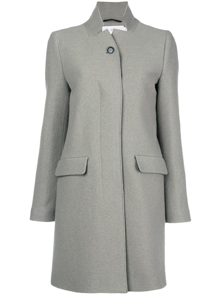 Closed Classic Fitted Tailored Coat - Green