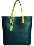 Burberry Medium Two-tone Tote - Green