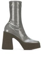 Stella Mccartney Platform Ankle Boots - Grey