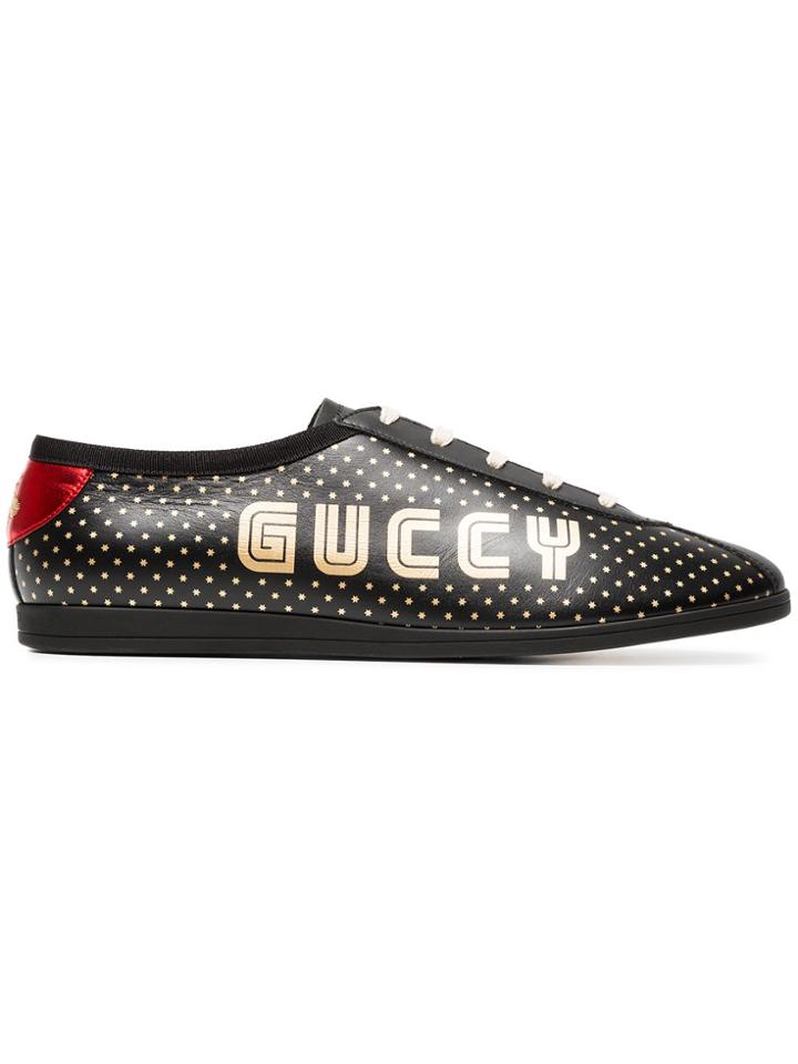 Gucci Black Guccy Falacer Sneakers