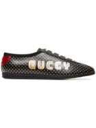 Gucci Black Guccy Falacer Sneakers