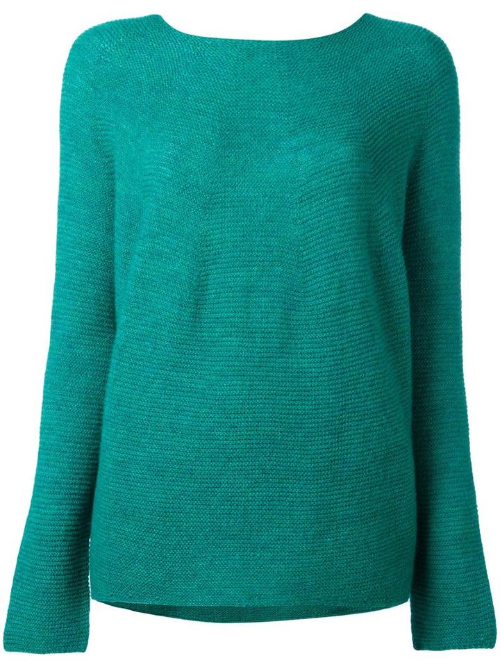 Christian Wijnants 'kabibe' Jumper, Women's, Size: Large, Green, Wool/alpaca/polyacrylic