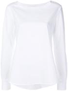 Roberto Collina Long-sleeve Shift Blouse - White