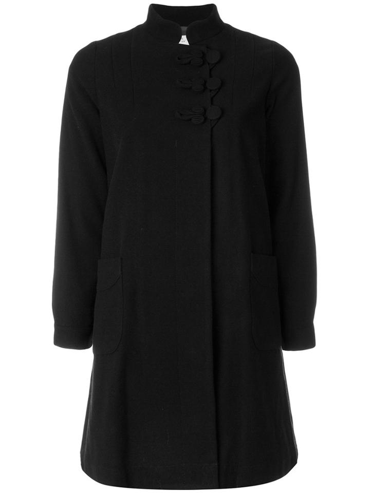 Visvim Single Breasted Coat - Black