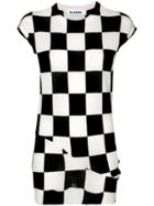 Jil Sander Large-check Layered Top - Black