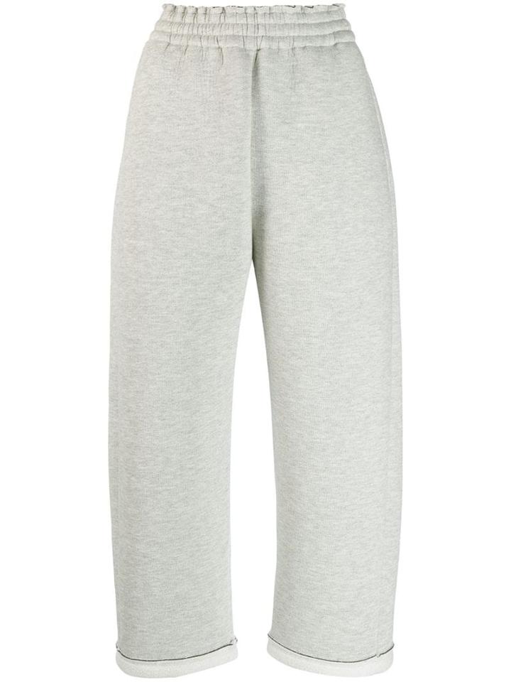 Mm6 Maison Margiela Cropped Trackpants - Grey