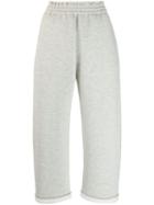 Mm6 Maison Margiela Cropped Trackpants - Grey