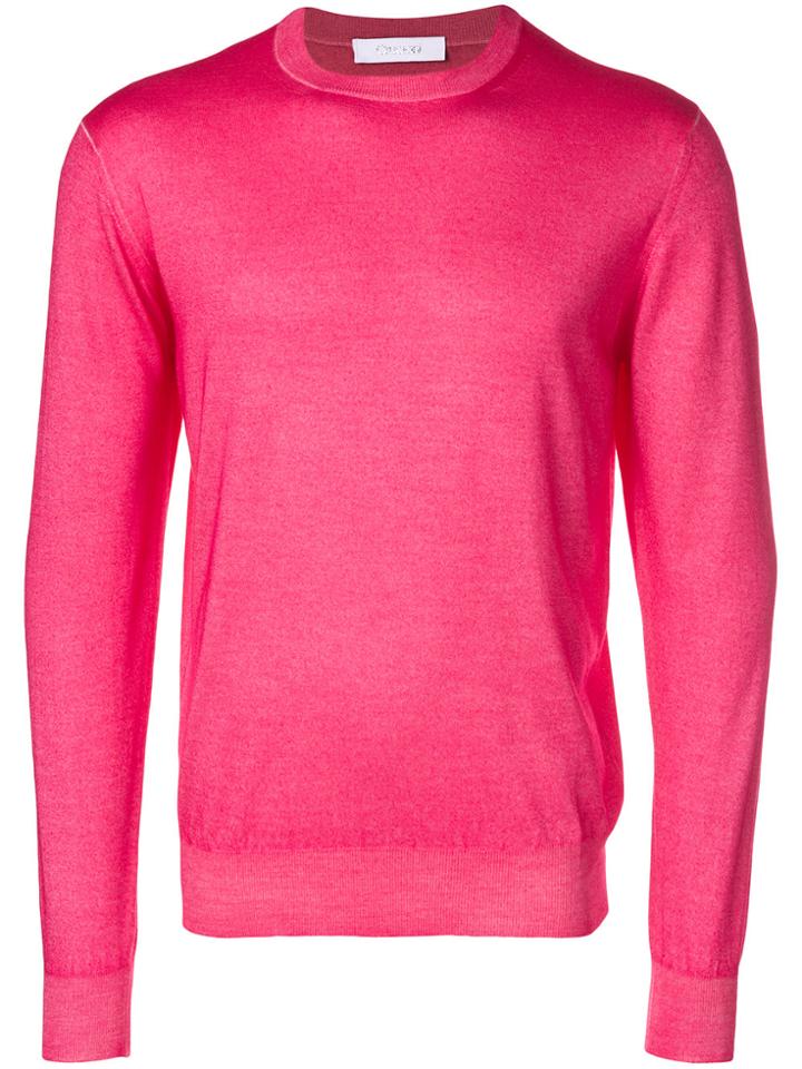 Cruciani Lightweight Sweater - Pink & Purple