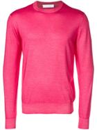 Cruciani Lightweight Sweater - Pink & Purple