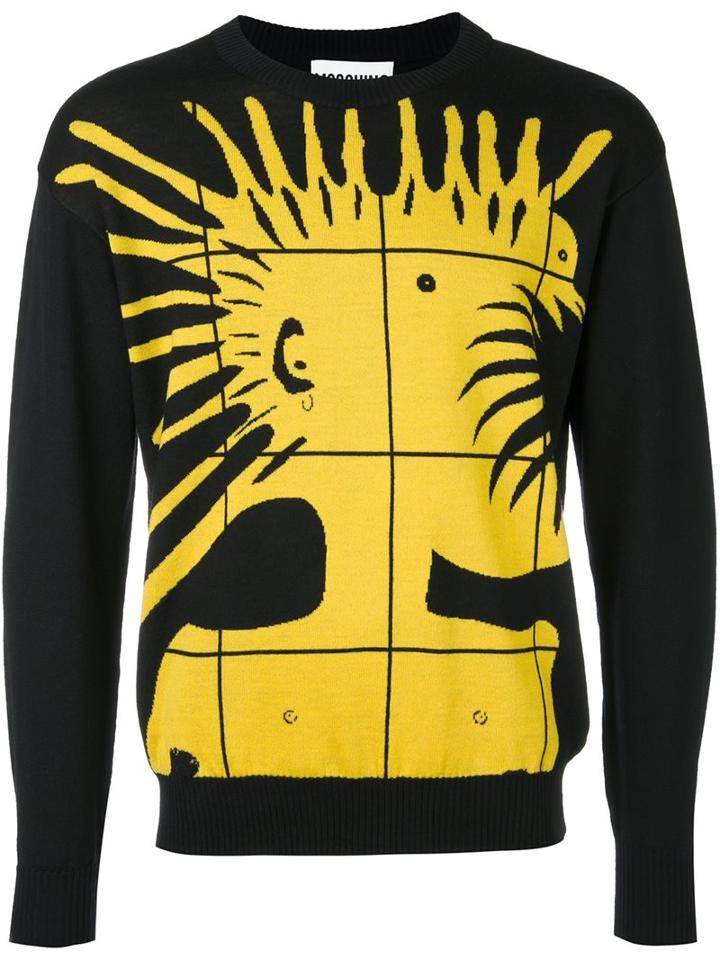 Moschino Punk Head Intarsia Jumper