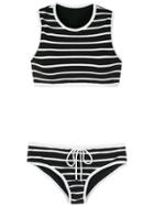 Osklen Striped Knit Bikini Set - Black