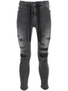 Roarguns Distressed Skinny Jeans - Grey