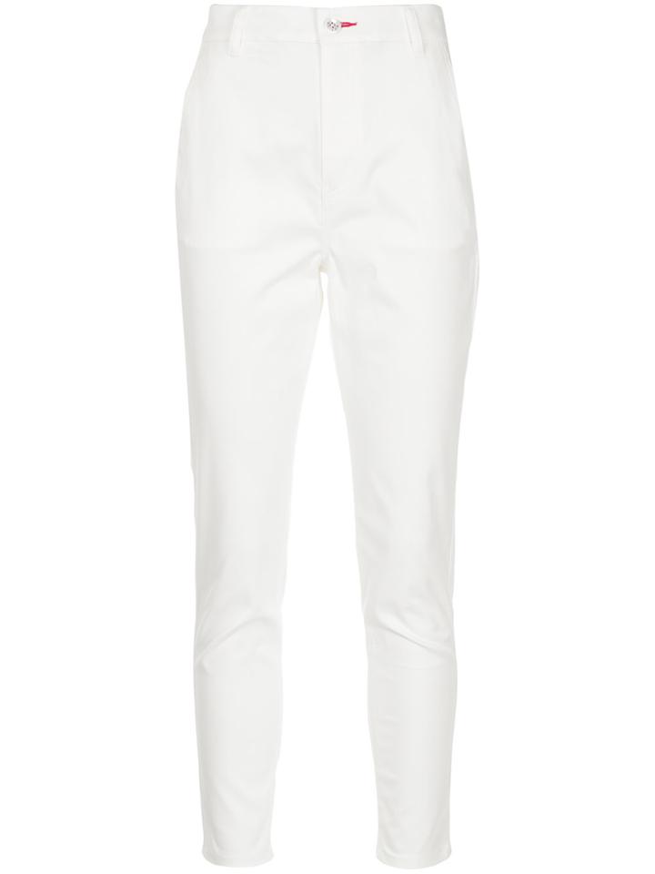 Loveless Classic Slim-fit Trousers - White