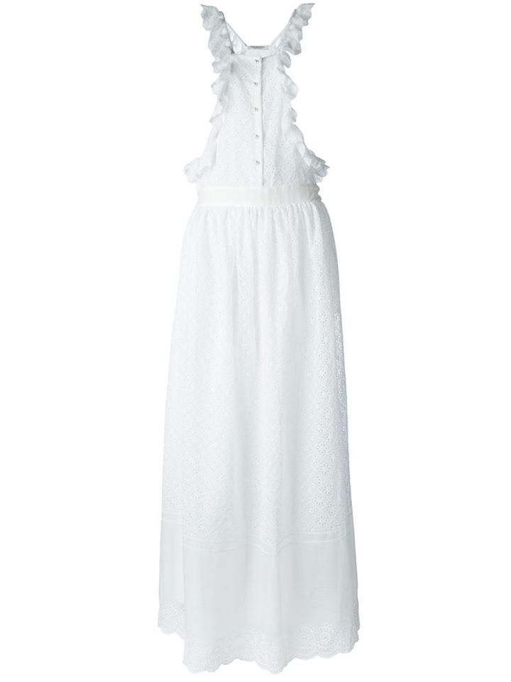 Philosophy Di Lorenzo Serafini Ruffle Sleeve Button Down Eyelet Dress