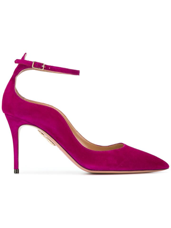 Aquazzura Dolce Vita 85 Pumps - Pink & Purple