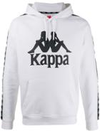 Kappa Logo Print Hoodie - White