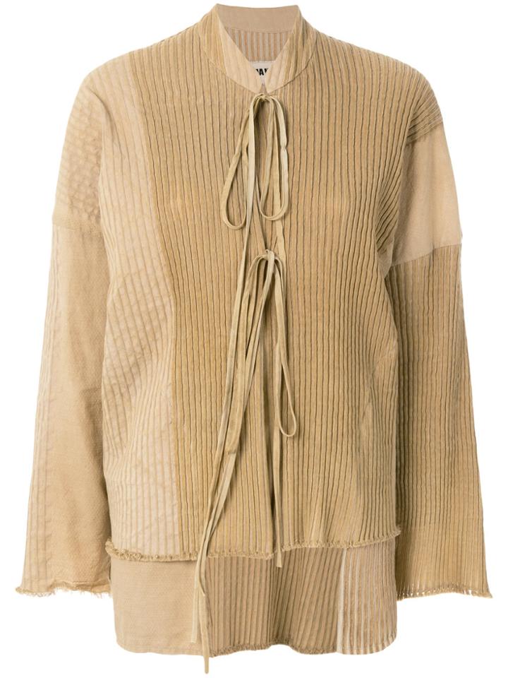Uma Wang Distressed Style Sweater - Nude & Neutrals