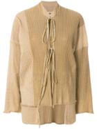 Uma Wang Distressed Style Sweater - Nude & Neutrals