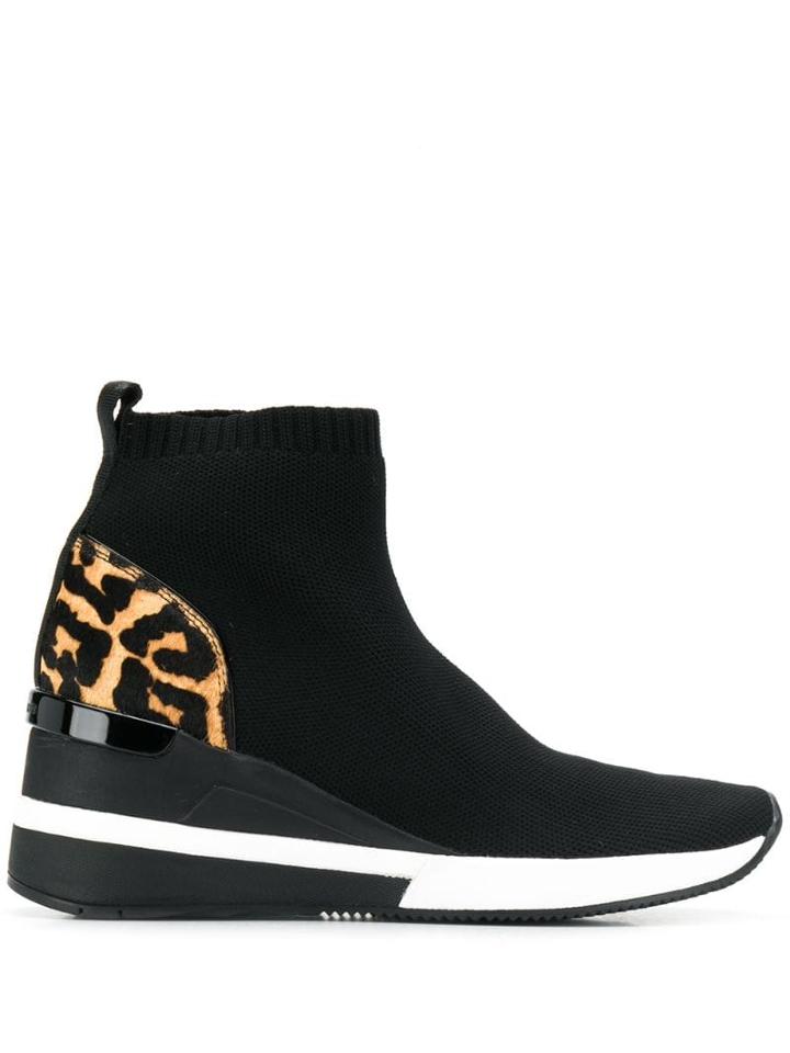Michael Michael Kors Skyler High Tops - Black